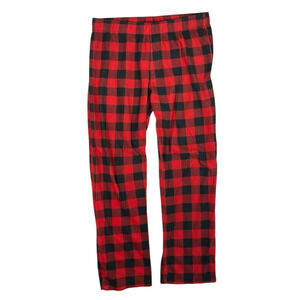 MJ283 Men’s Wondershop Buffalo Plaid Holiday Lumberjack Pajama Pants L